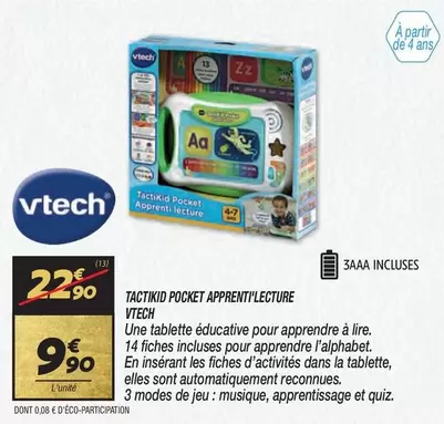 Vtech - Tactkind Pocket Appreini/lecture