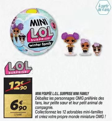 Mini Poupée L.o.l Surprise Mini Family