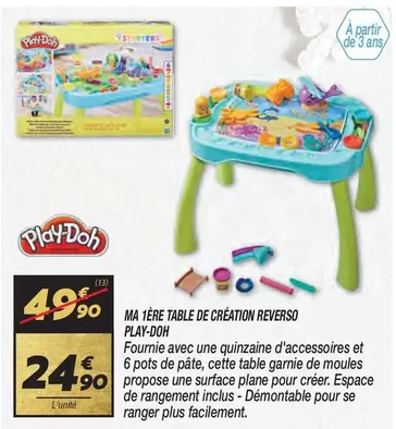 Play-doh - Ma 1ère Table De Creation Reverso