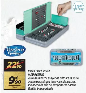 Hasbro -  Gaming - Touche Coulé Voyage