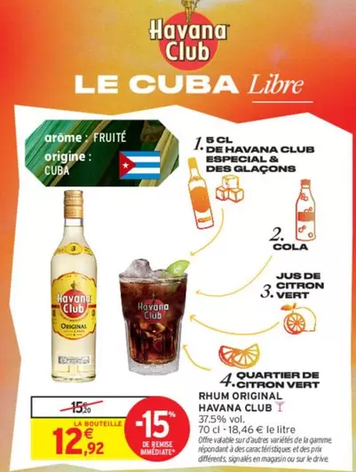 Havana Club - 4 Quartier De Citron Vert Rhum