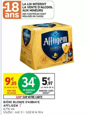 Affligem - Bière Blonde D'abbaye