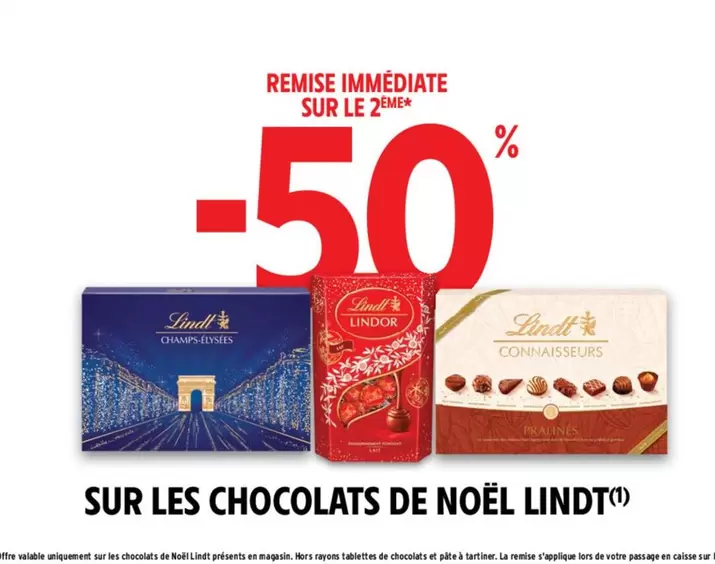 Lindt - Sur Les Chocolats De Noel