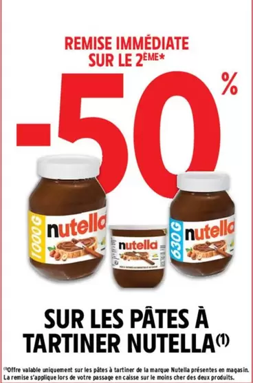 Nutella - Sur Les Pâtes À Tartiner