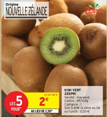 Zespri - Kiwi Vert