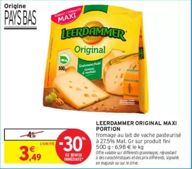 Leerdammer - Original Maxi Portion