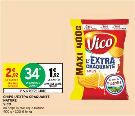 Vico - Chips L'extra Craquante Nature