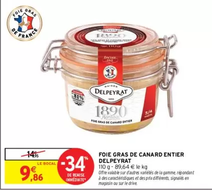 Delpeyrat - Foie Gras De Canard Entier