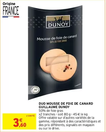 Canard - Duo Mousse De Foie De