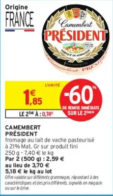 président - camembert