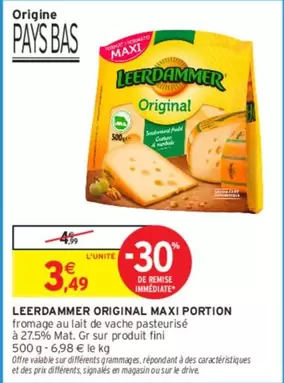 Leerdammer - Original Maxi Portion