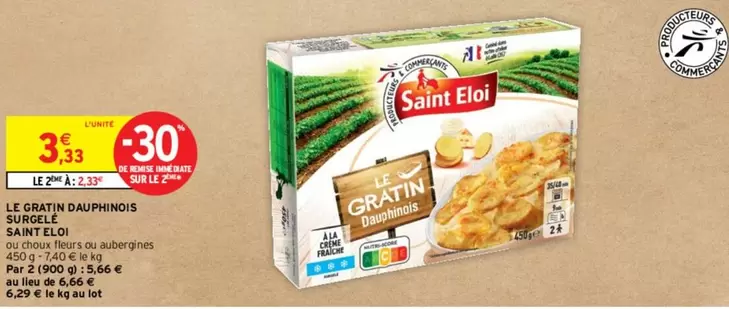 saint eloi - le gratin dauphiphinois