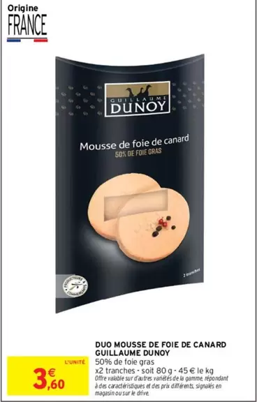 Canard - Duo Mousse De Foie De