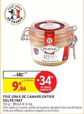 Delpeyrat - Foie Gras De Canard Entier