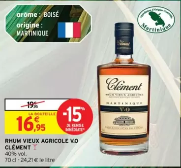 Clément - Rhum Vieux Agricole V.o