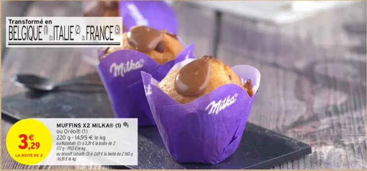 Milka - Muffins X2