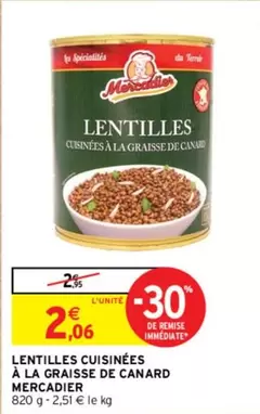 Canard - Lentilles Cuisinées À La Graisse De