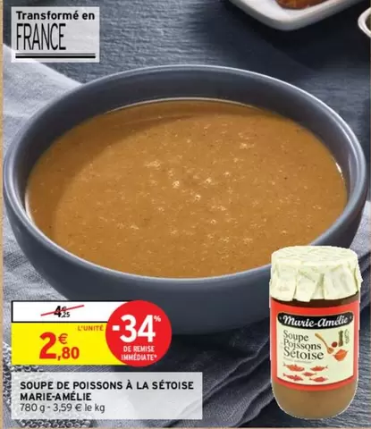 marie amélie - soupe de poissons à la sétoise