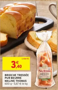 Maline Thomas - Brioche Tressée Pur Beurre