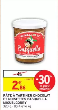 Miguelgorry - Pâte À Tartiner Chocolat et Noisettes Basquella : Délicieuse et Gourmande !