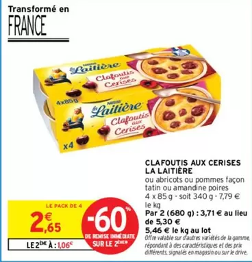 La Laitière - Clafoutis Aux Cerises