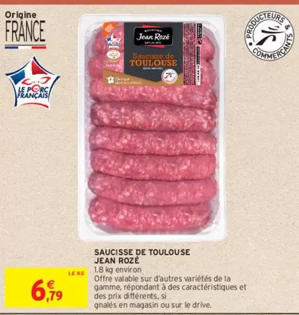 Jean Roze - Saucisse De Toulouse