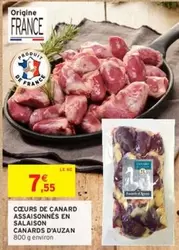 Canard - Cœurs De Assisnonnes En Salaison d'Avizan : Produit Savoureux en Promo !