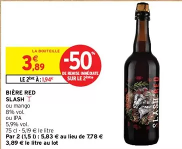 Bière Red Slash