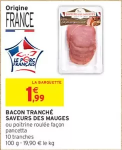 Saveurs Des Mauges - Bacon Tranché