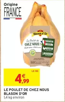 Blason D'or - Le Poulet De Chez Nous