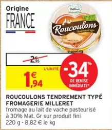 Fromagerie Milleret - Roucoulons Tendrement Typé