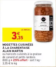 canard - mogettes cuisinées à la charentaise