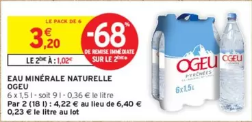 ogeu - eau minérale naturelle