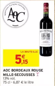 AOC - Aoc Bordeaux Rouge Mille-secousses