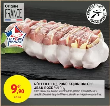 Jean Roze - Roti Filet De Porc Façon Orloff