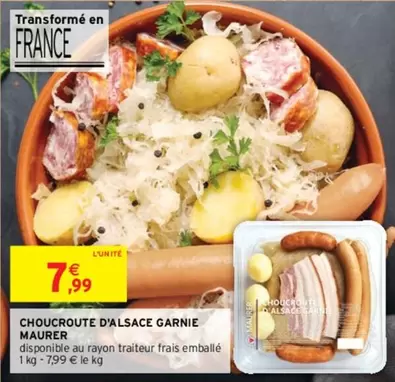 Maurer - Choucroute D'alsace Garnie