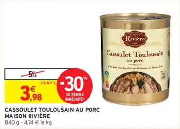 Maison Rivière - Cassoulet Toulousain Au Porc