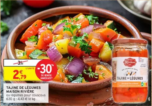 Maison Rivière - Tajine De Légumes