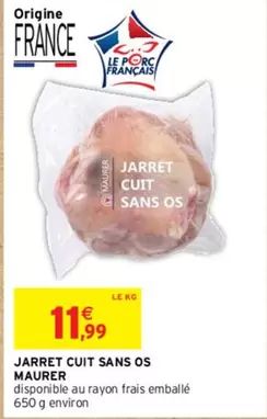 Maurer - Jarret Cuit Sans Os