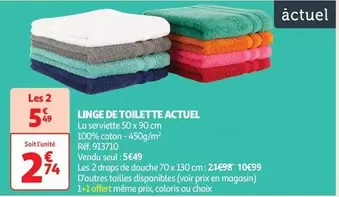 Actuel - Linge De Toilette