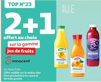 Innocent - Sur La Gamme Jus De Fruits