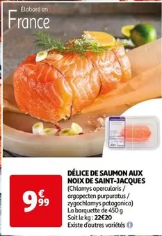 Délice De Saumon Aux Noix De Saint Jacques