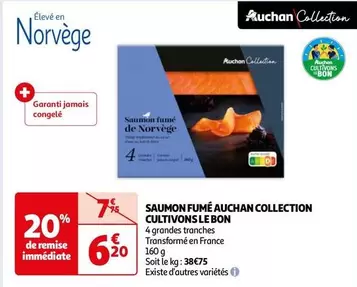 Auchan - Saumon Fumé Collection Cultivons Le Bon