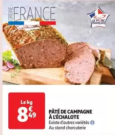 Pâté De Campagne À L'Échalote