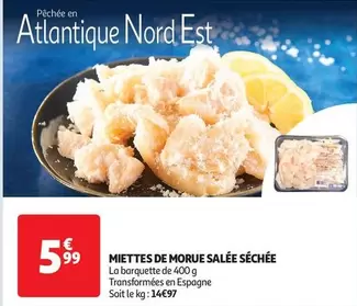 Miettes De Morue Salée Séchée