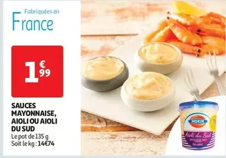 Les Sauces Morin - Découvrez nos Sauces Mayonnaise, Aioli et Aioli du Sud