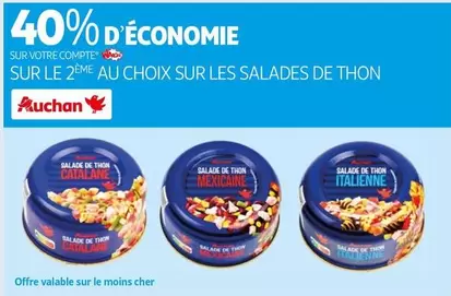 Auchan - Sur Les Salades De Thon