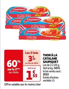 Saupiquet - Thon À La Catalane