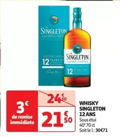 Singleton - Whisky 12 Ans