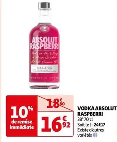 Absolut  Raspberri - Vodka